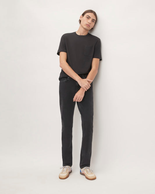 The Slim 4-Way Stretch Organic Jean | Uniform  | Washed Black