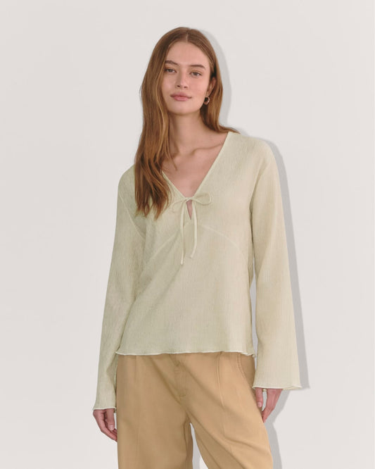 The Crinkle Long-Sleeve | Sandshell