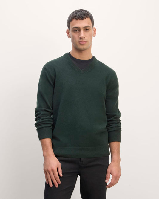 The Cashmere V-Neck Sweater | Scarab