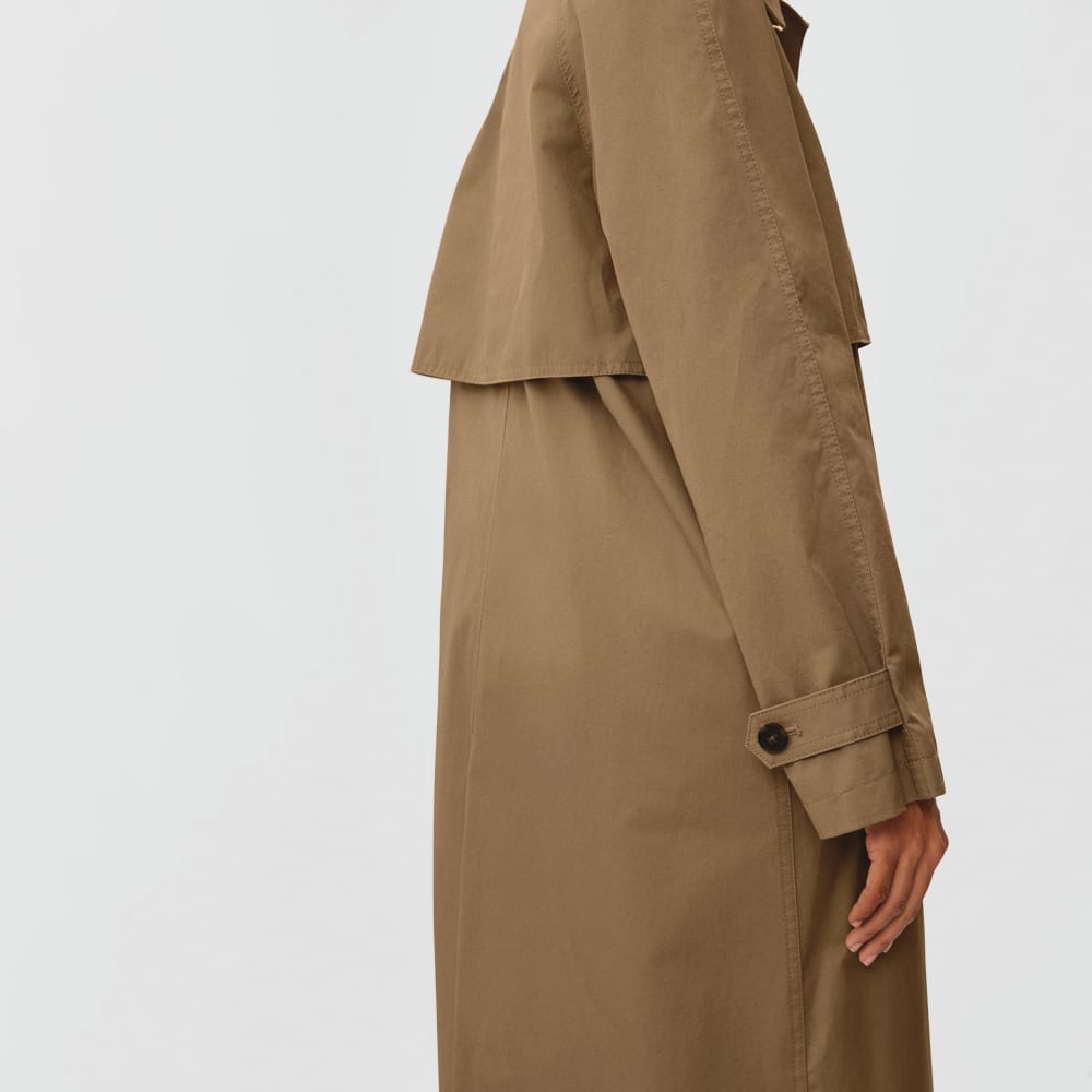 The Long Mac Coat | Toasted Coconut