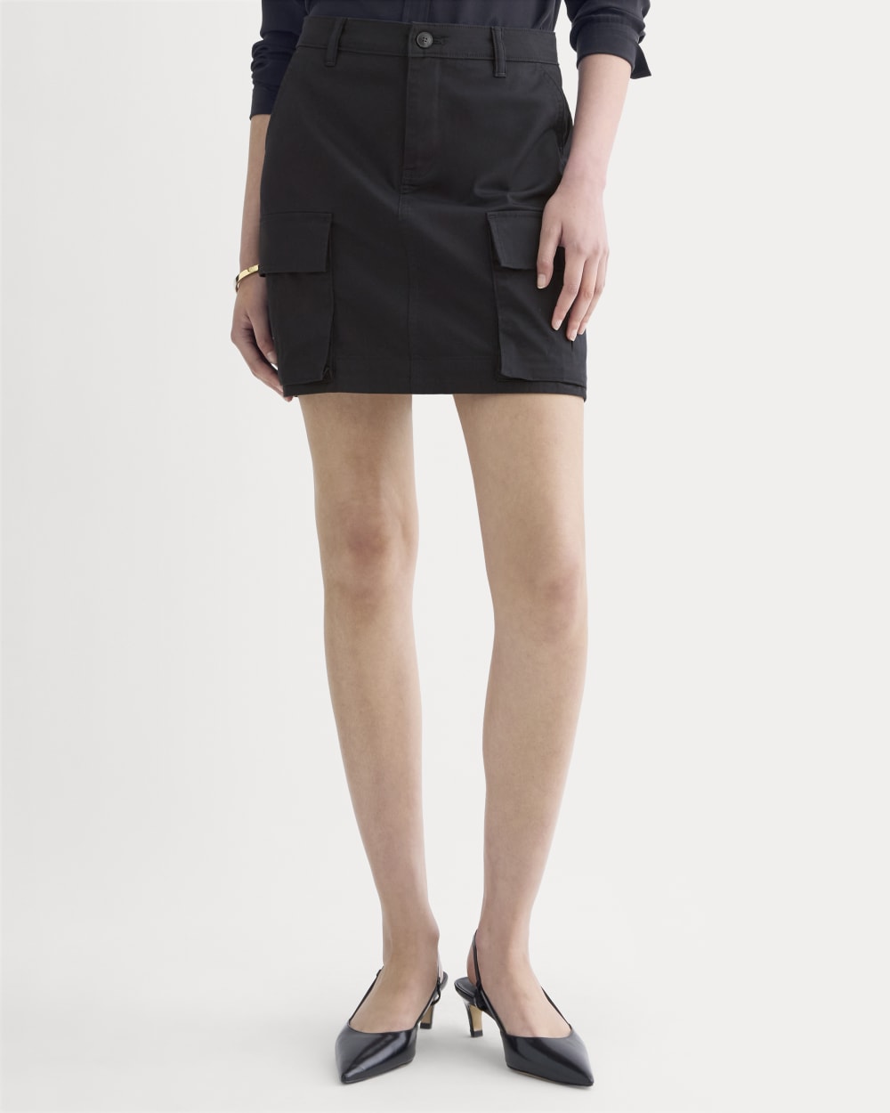 The Cargo Mini Skirt | Black