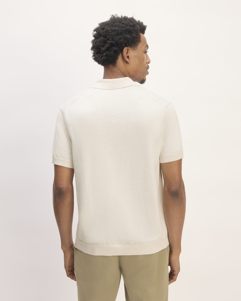 The No-Sweat Polo | Heathered Canvas