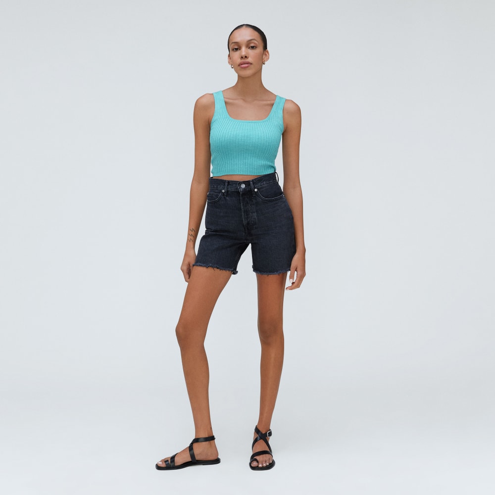 The Cotton-Merino Cami | Deep Turquoise