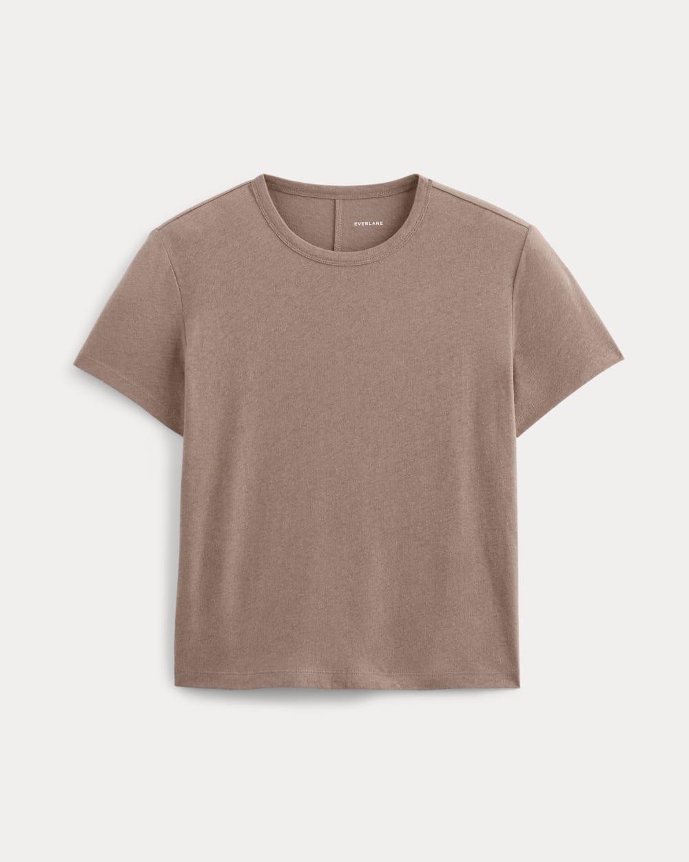 The Box-Cut Tee in Cotton Linen | Rose Dusk