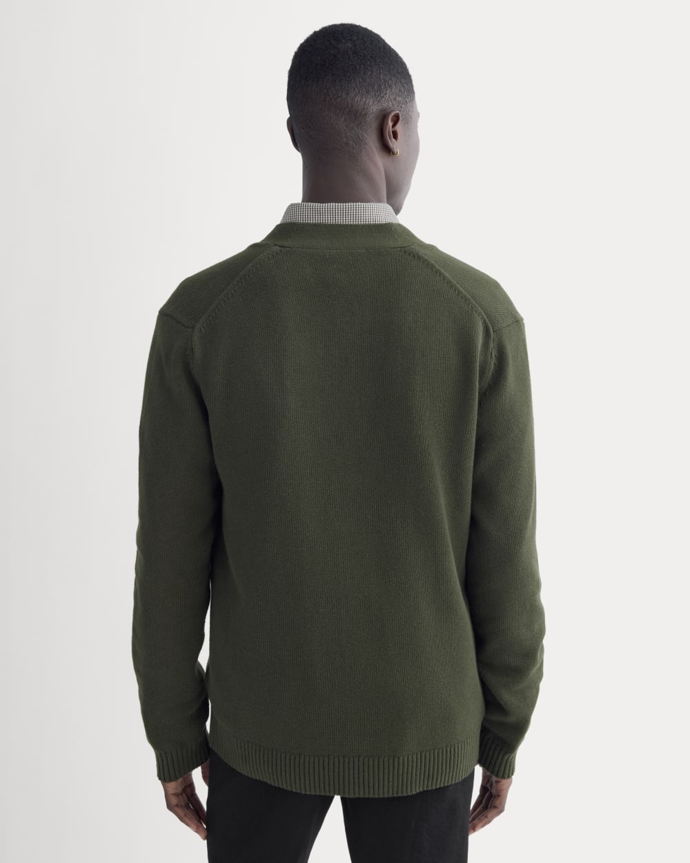 The Classic Cardigan in Everyday Cotton | Dark Green