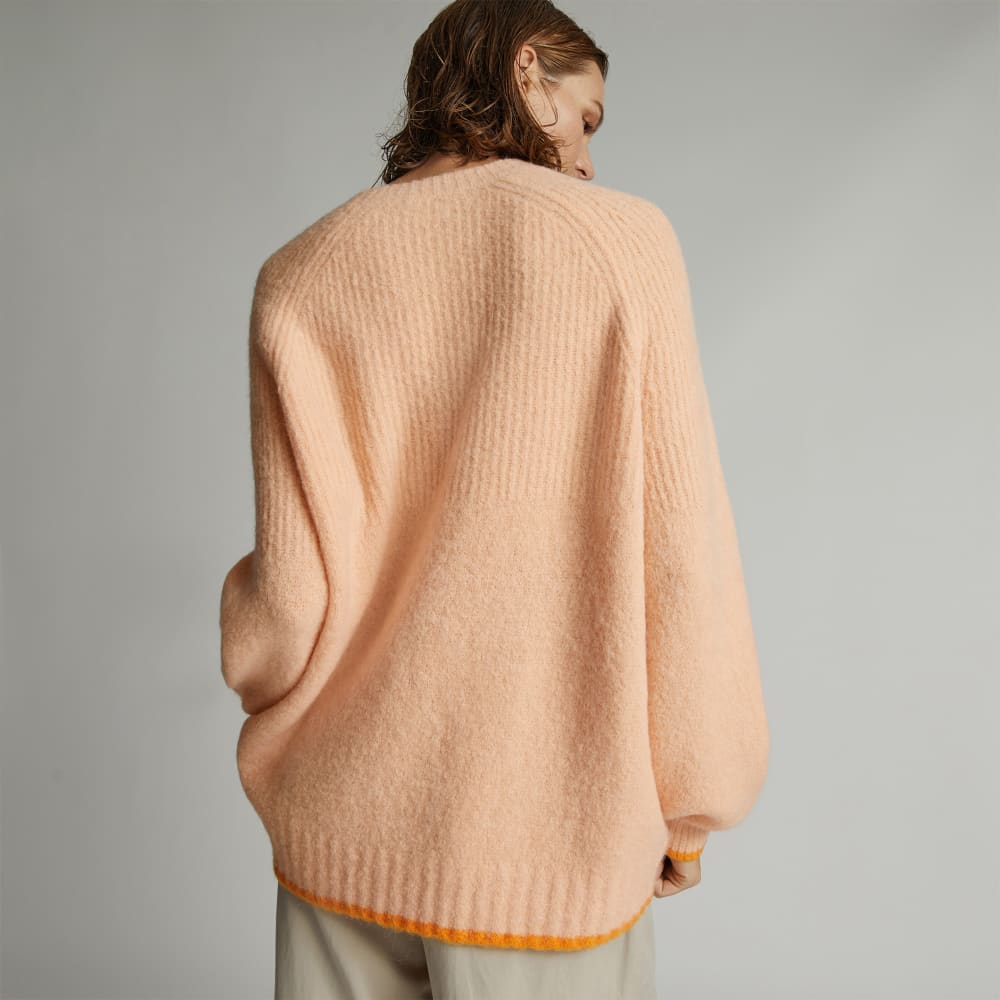 The SuperFuzz Alpaca Oversized Crew | Apricot