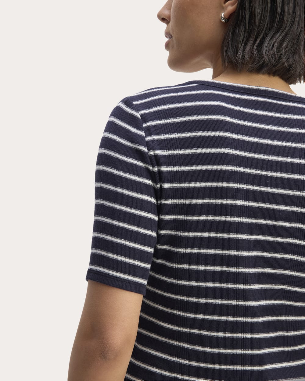 The Vintage Rib Henley | Navy / Bone