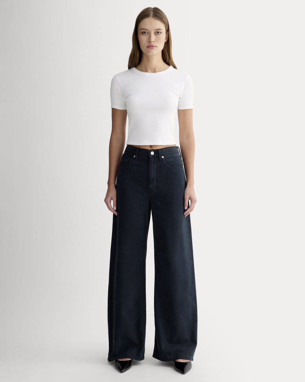 The ’90s Rib Tee | White