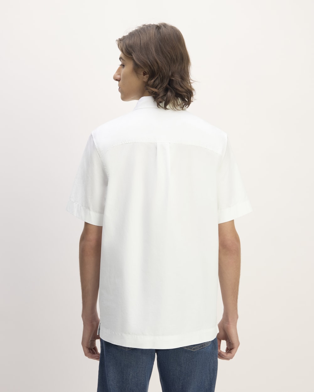 The Supima® Short-Sleeve Poplin Shirt | White