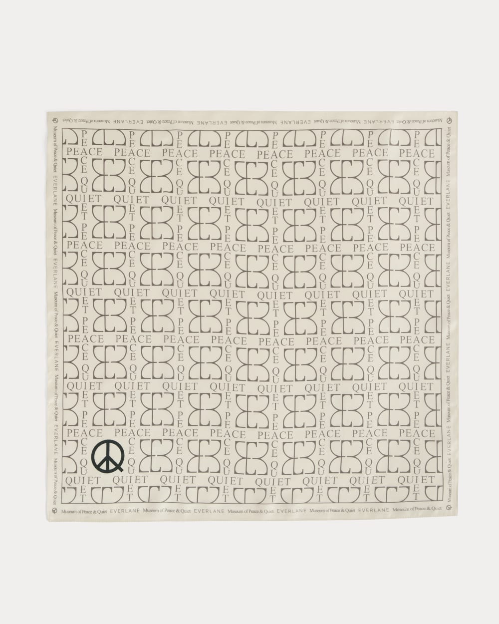 Everlane x Peace & Quiet Silk Bandana | Bone