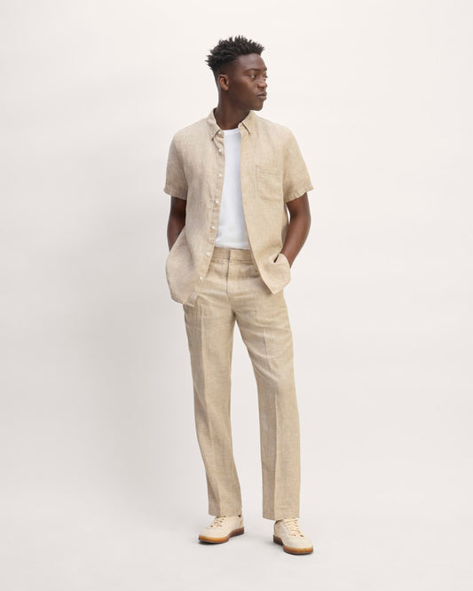 The Linen Trouser | Cornstalk Chambray