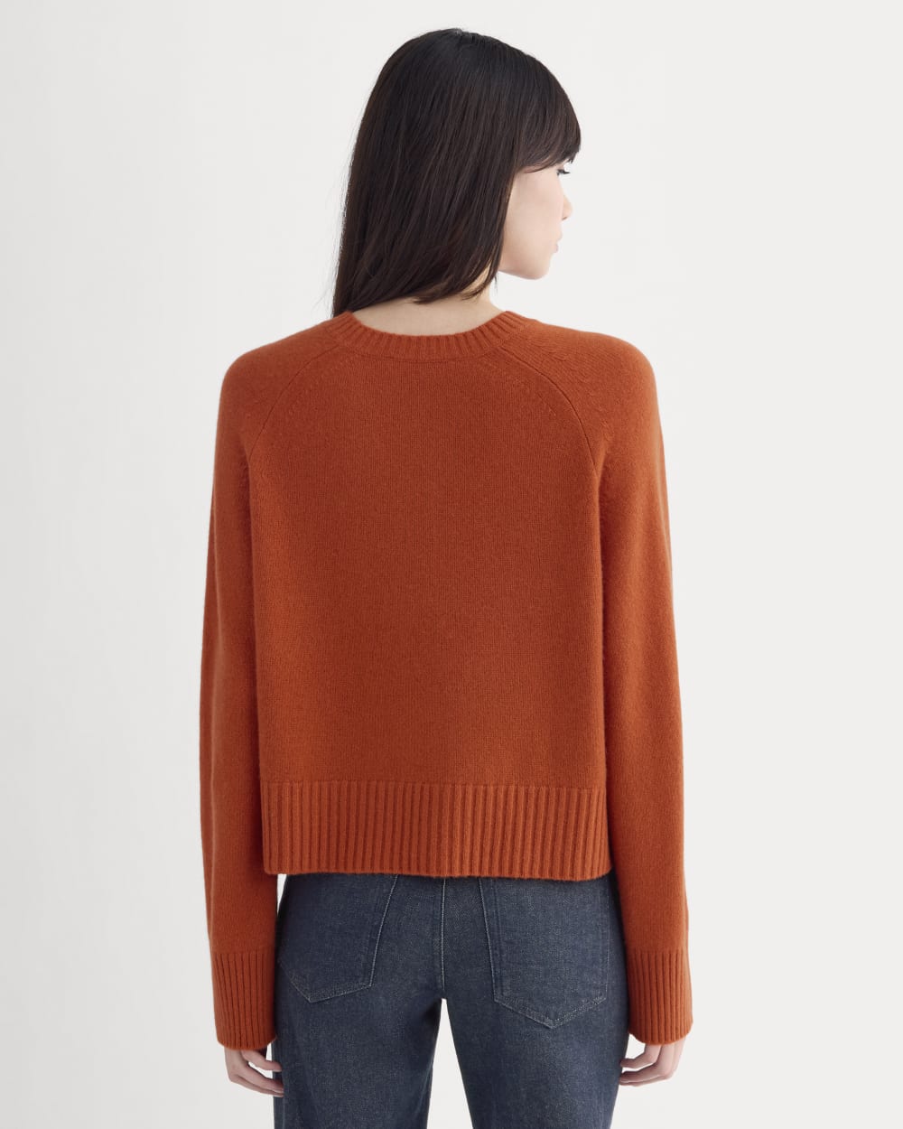 The Boxy Crew in Cashmere | Rust