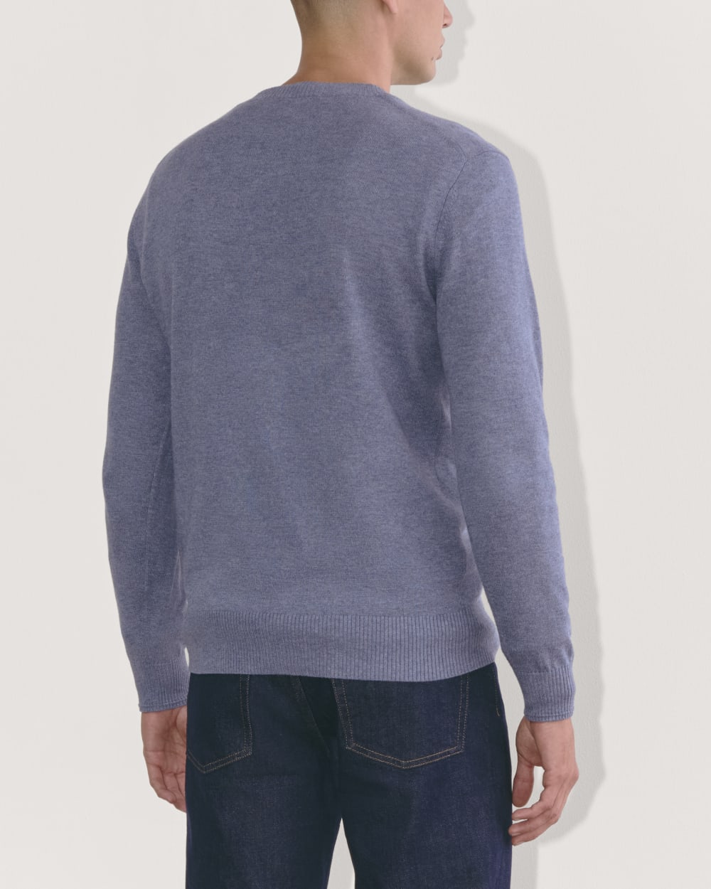 The No-Sweat Sweater | Uniform | Heather Sage Blue