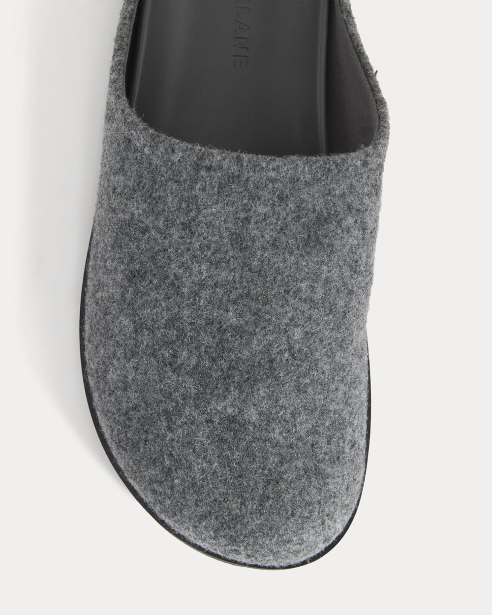 Wool Clog | Charcoal