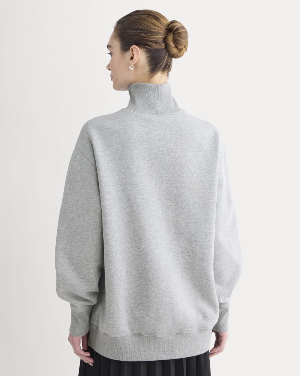 Luxe Fleece Turtleneck | Vintage Heather Grey