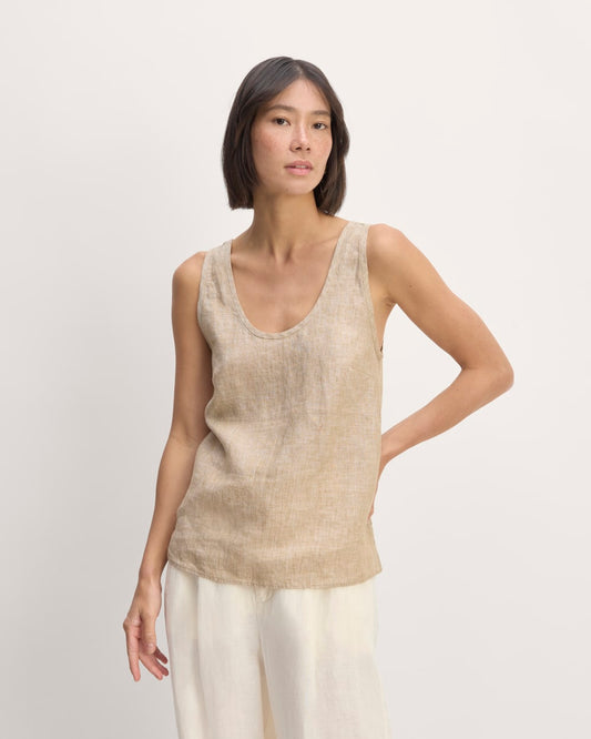 The Scoop Tank in Linen | Cornstalk Chambray