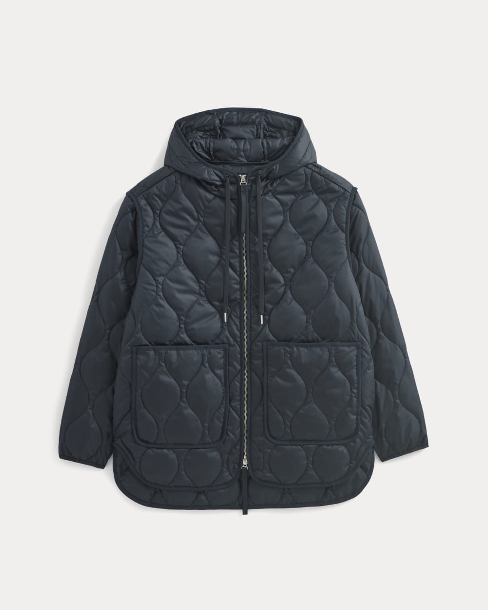 ReNew Quilted Hooded Liner | Navy