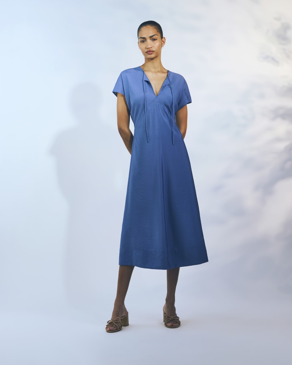 The Keyhole Dress | Blue Dusk