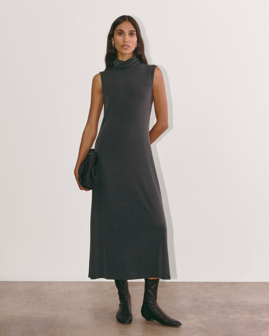 The Madison Dress in Butterknit | Black