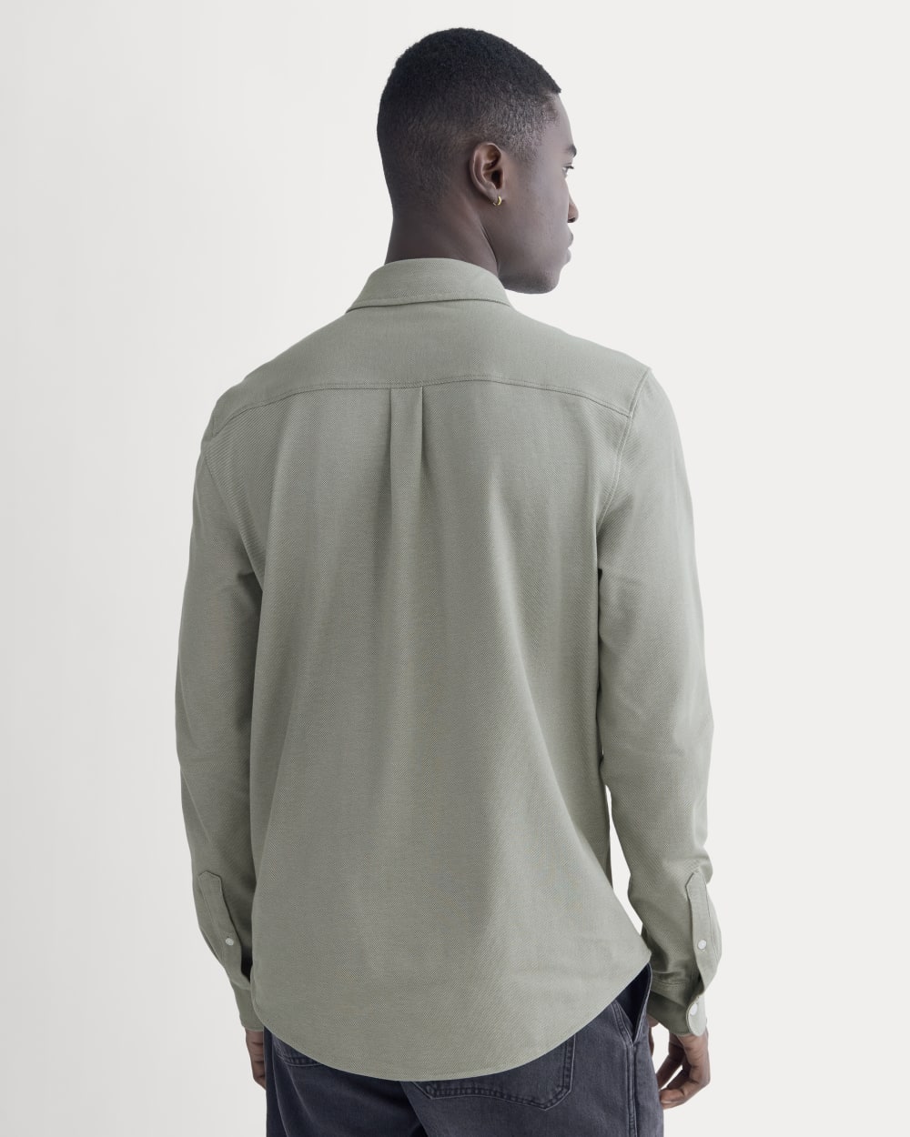 The Startup Shirt | Chambray Deep Lichen Green