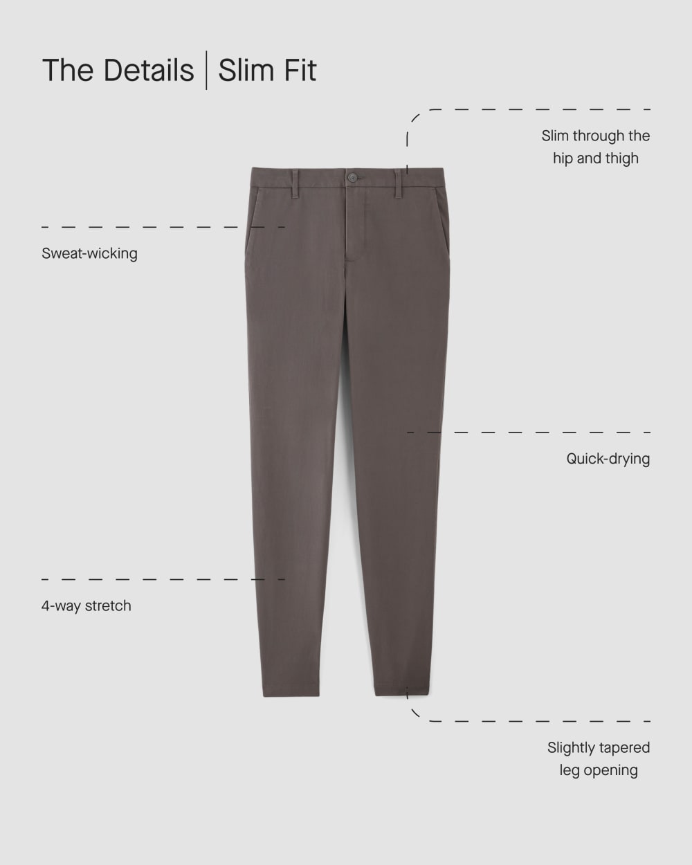 The Performance Chino | Uniform | Seagrass | Slim