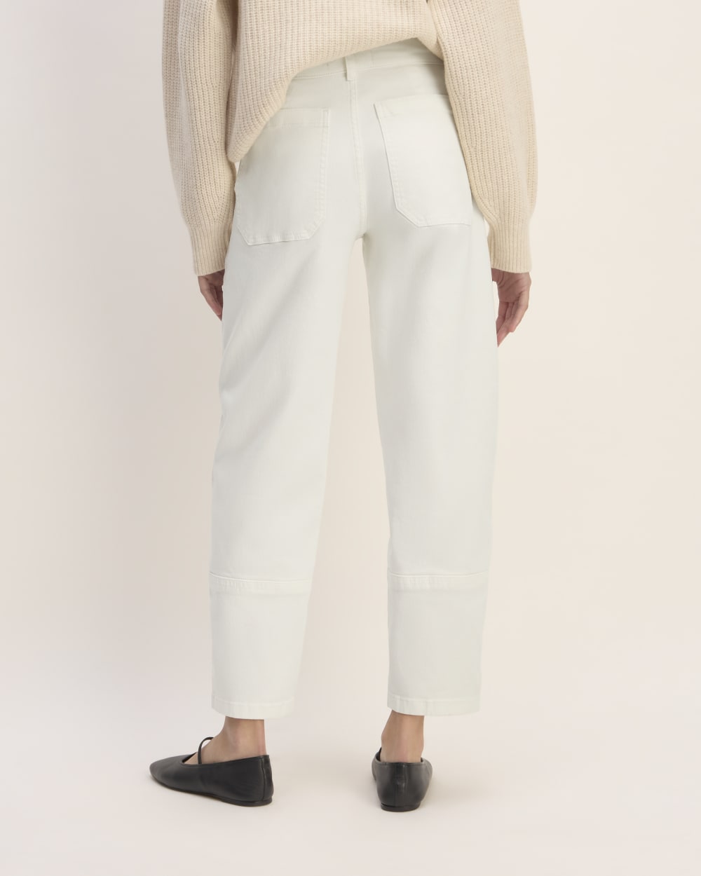 The Utility Barrel Pant | Bone | Regular