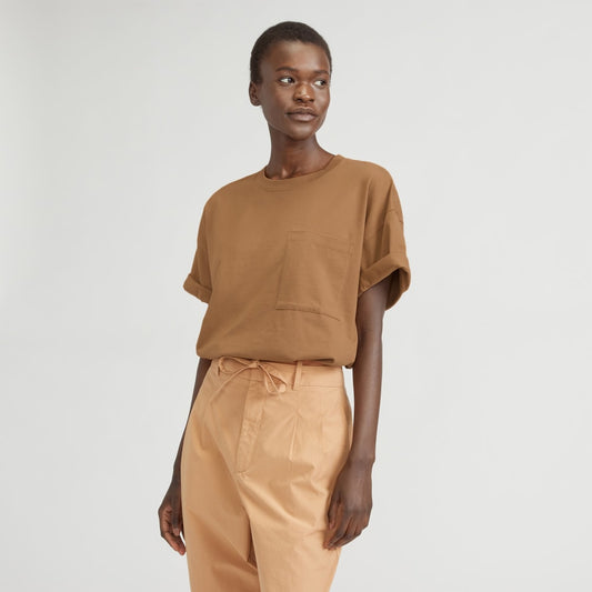 The Organic Cotton Relaxed Pocket Tee | Toasted Coconut