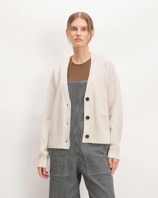 The Good Merino Wool Cardigan | Bone