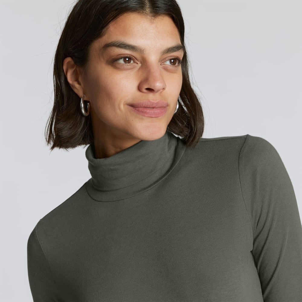 The Organic Cotton Turtleneck | Kambaba