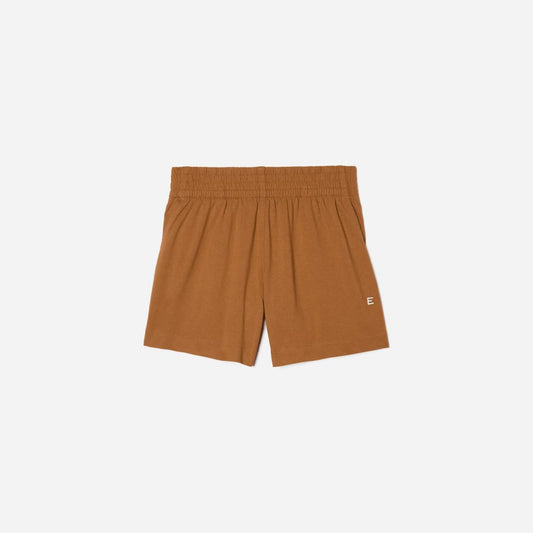 The Retro Jersey Short | Tawny Brown