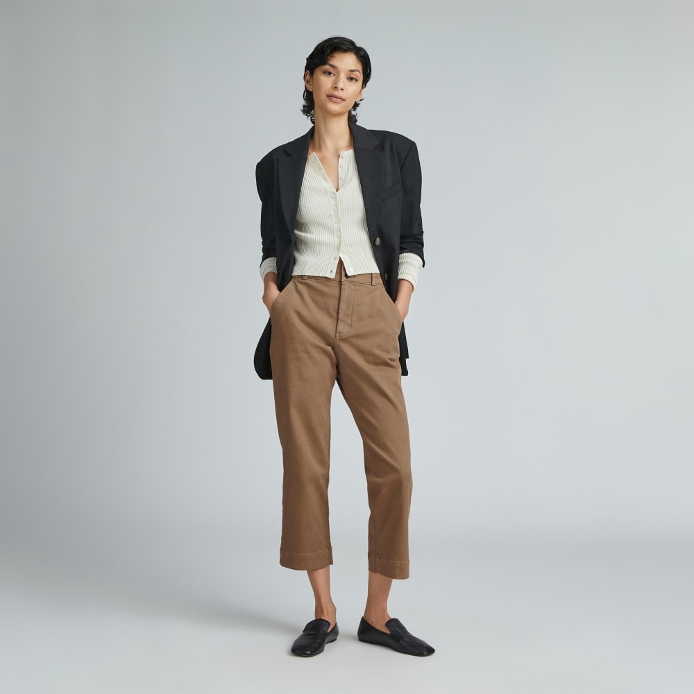 The Organic Straight-Leg Pant | Toasted Coconut