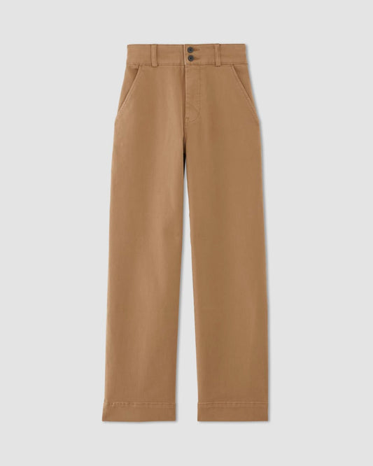 The Organic Wide-Leg Pant | Toasted Coconut