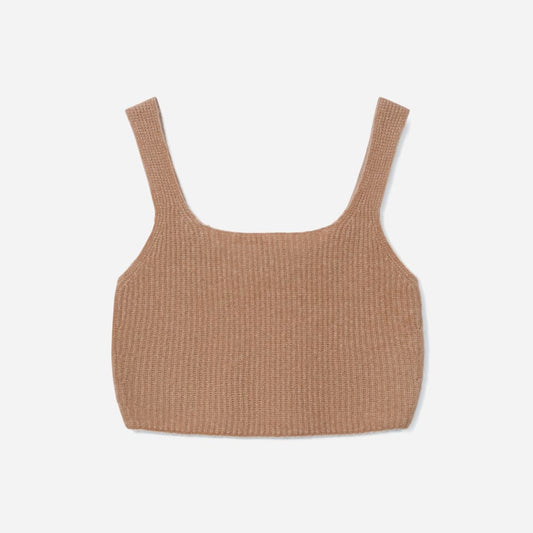 The Cozy-Stretch Tank | Camel