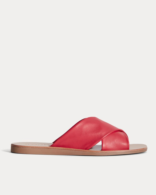 The Day Crossover Sandal | Classic Red