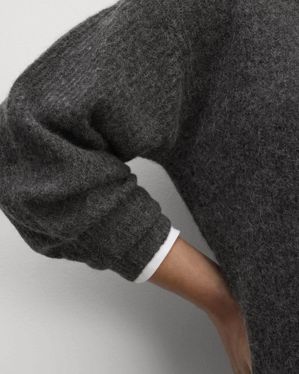 The Cocoon Crew in Alpaca | Dark Charcoal