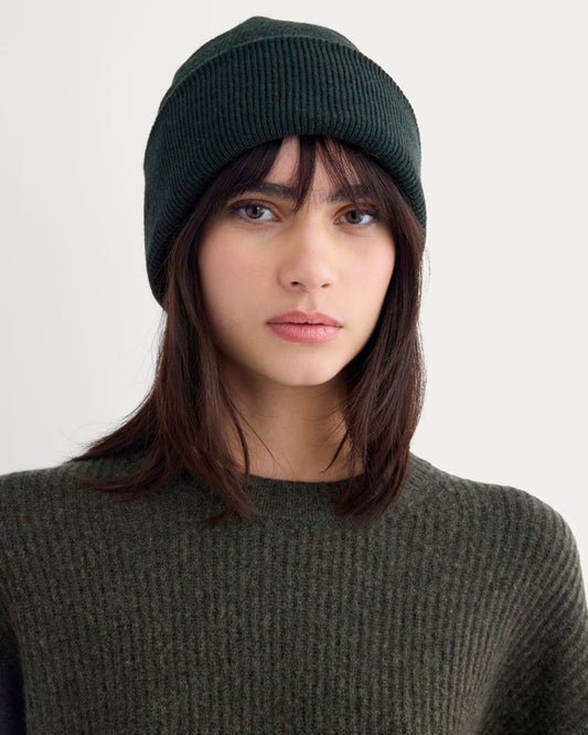 The Cabin Beanie | Heathered Dark Sea