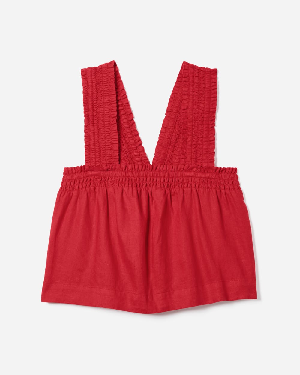 The Smocked Linen Cami | Goji Berry