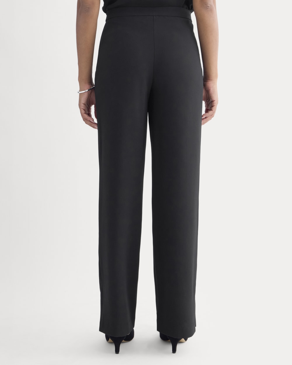 Drapey Crepe Pant | Black