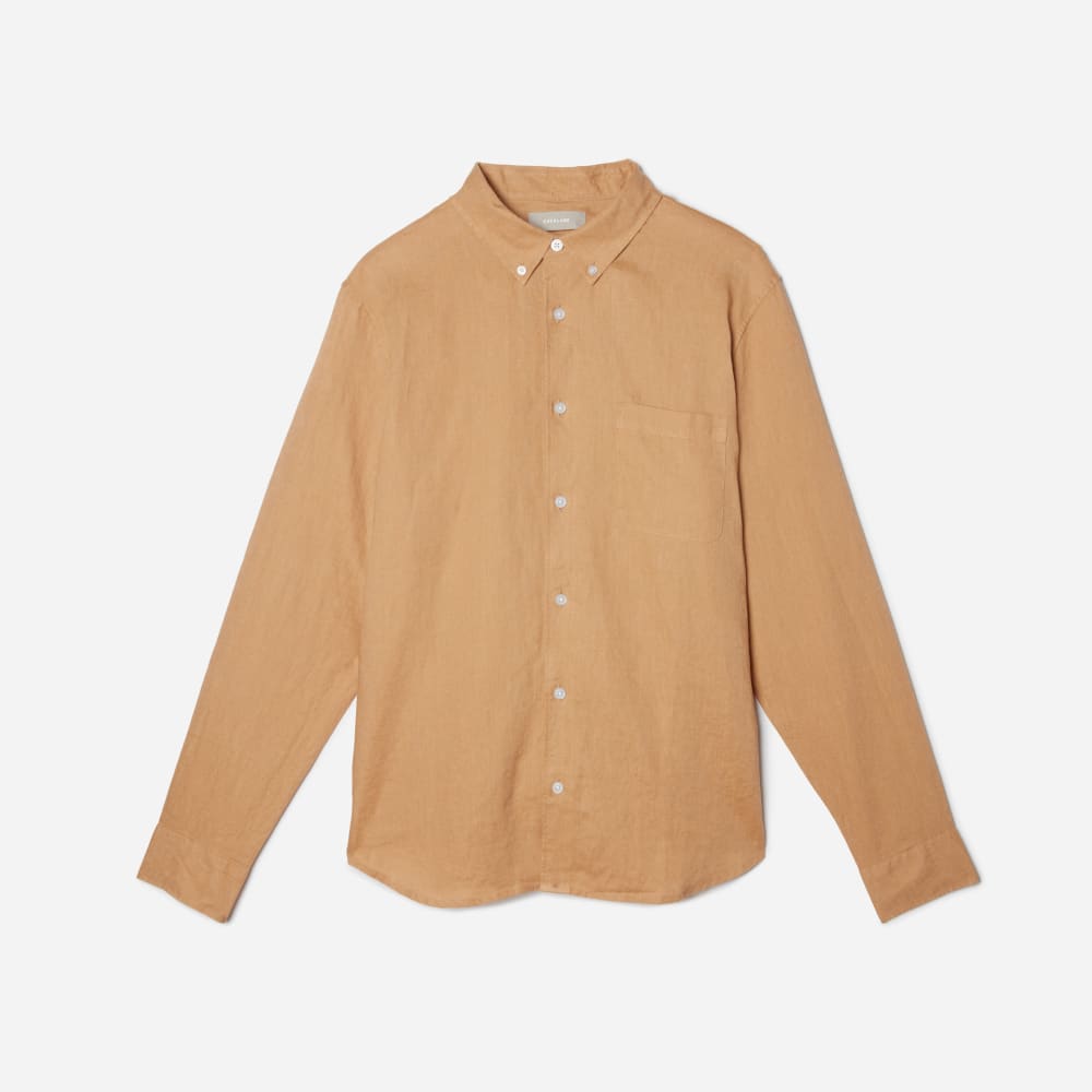 The Classic Shirt in Linen | Iced Coffee