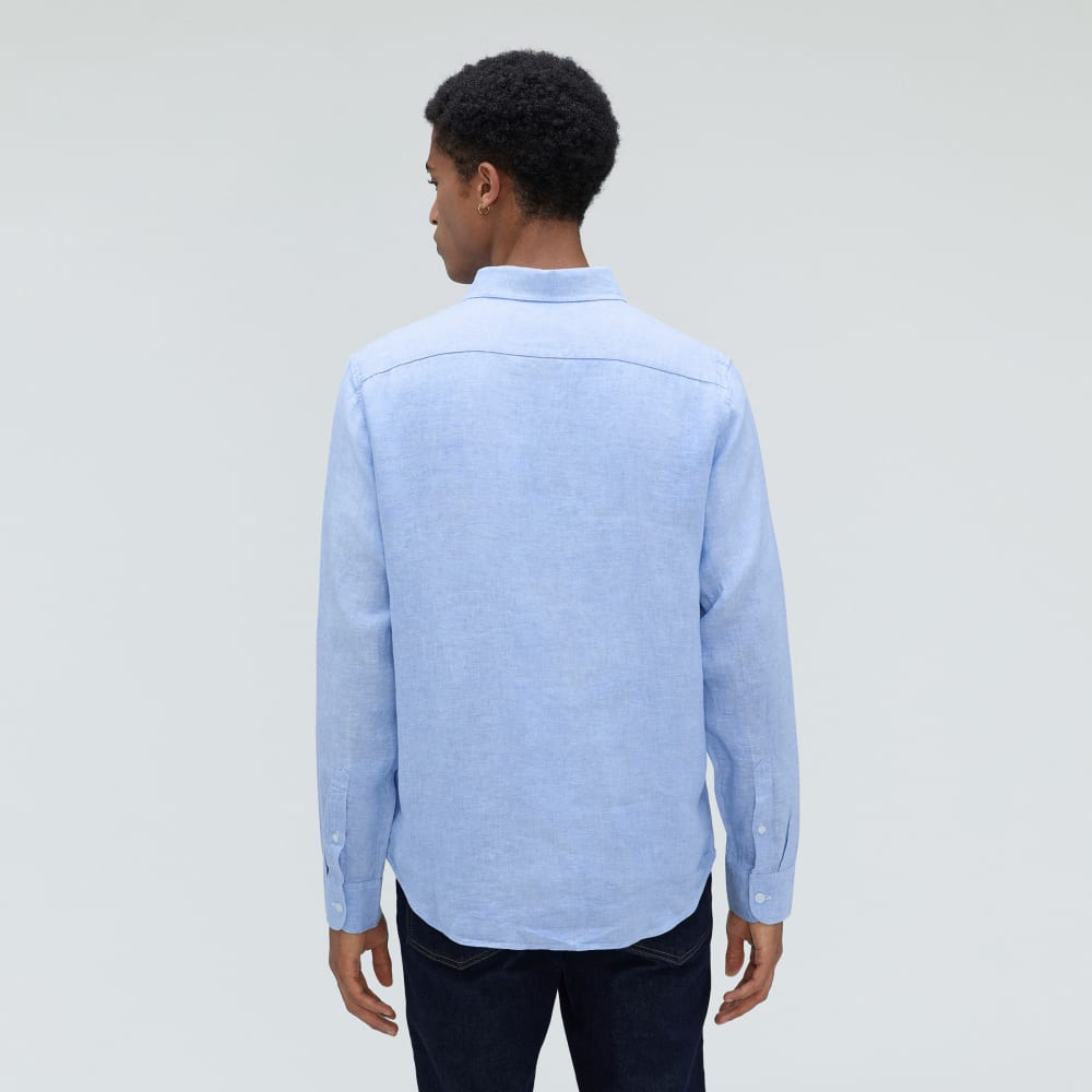 The Classic Shirt in Linen | Light Blue