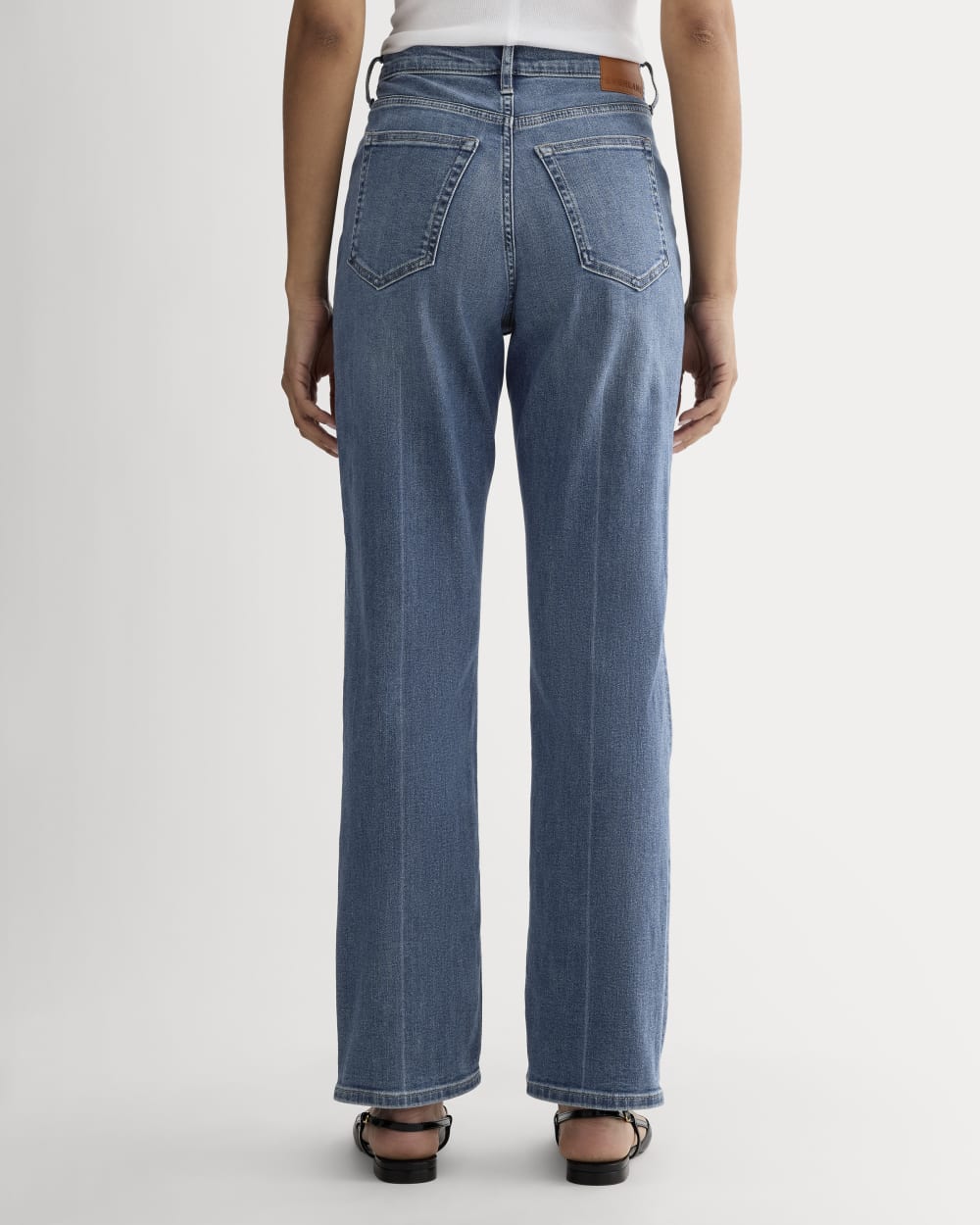 The High-Key Stovepipe Jean | Mid Indigo