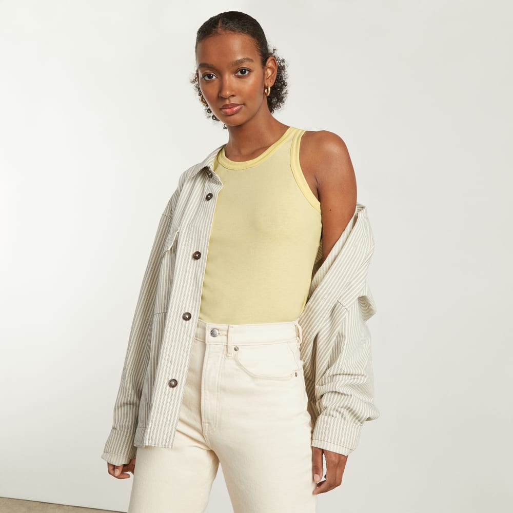 The Tank in Essential Cotton | Pastel Yellow