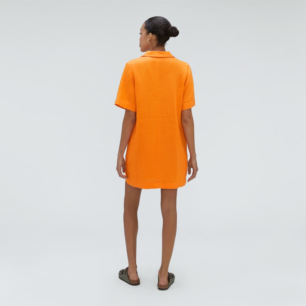The Linen Workwear Dress | Turmeric