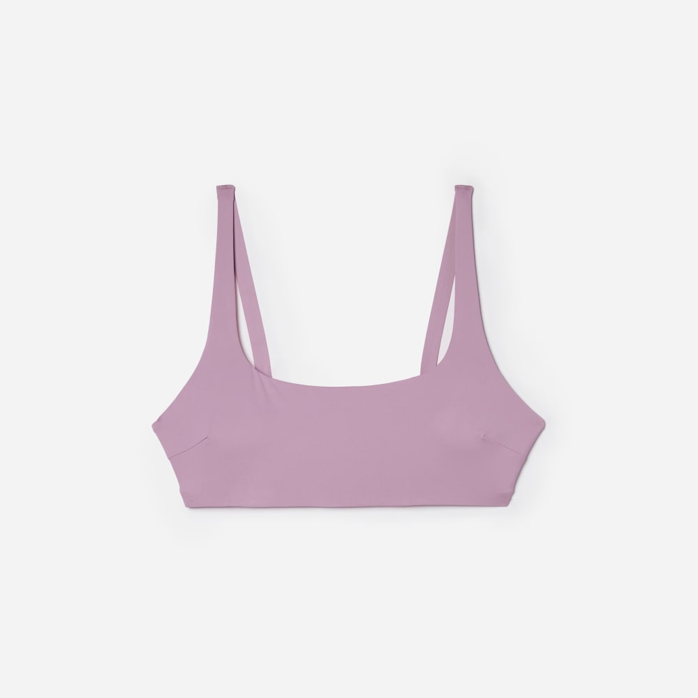 The Square-Neck Bikini Top | Lilac