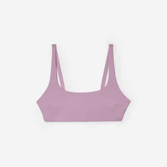 The Square-Neck Bikini Top | Lilac