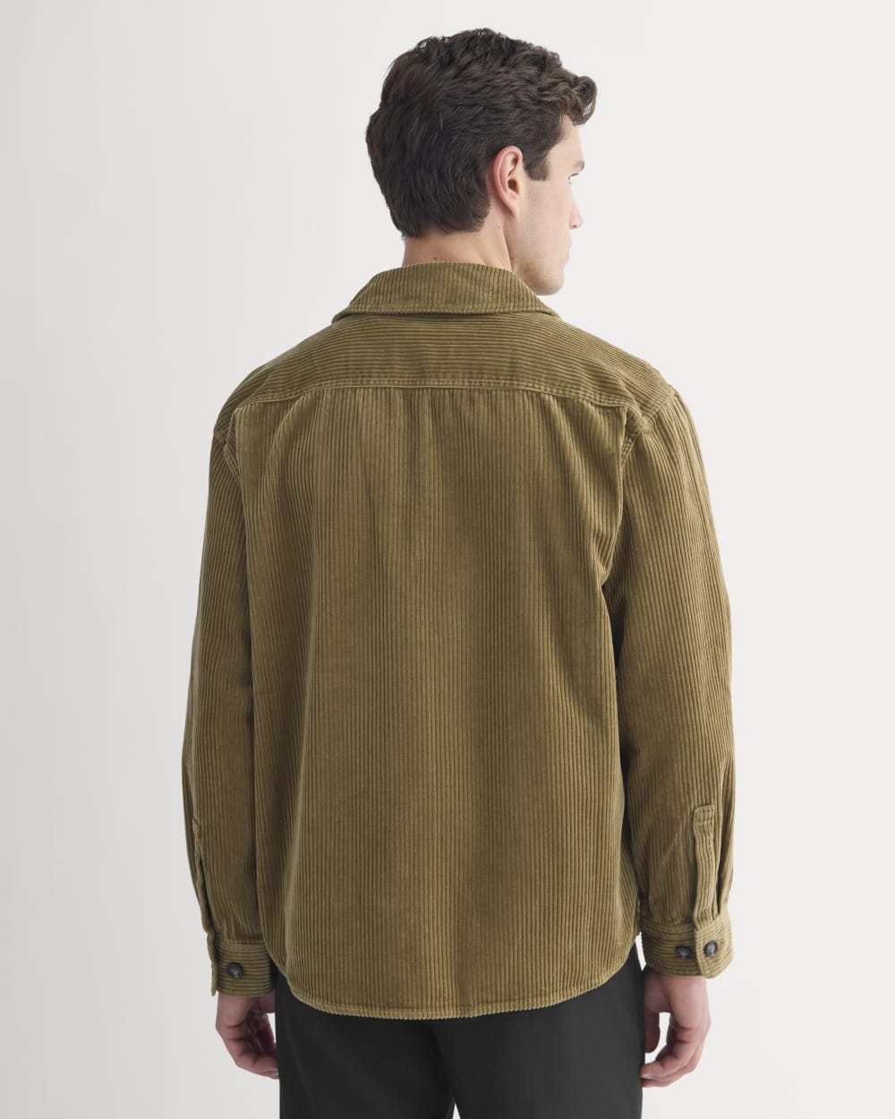 Wide Wale Corduroy Shirt | Aged Brass