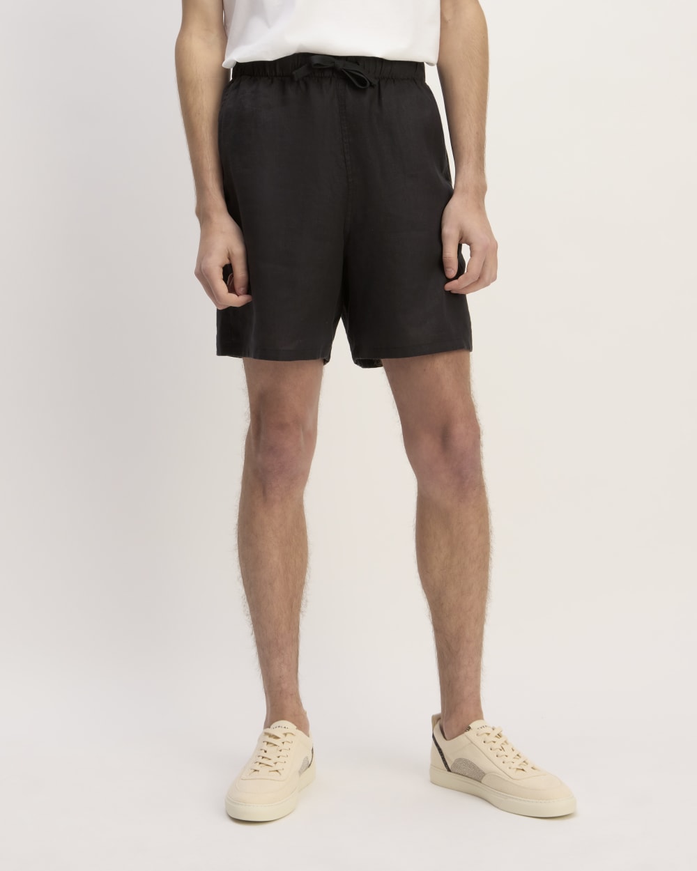 The Linen Easy Short | Black