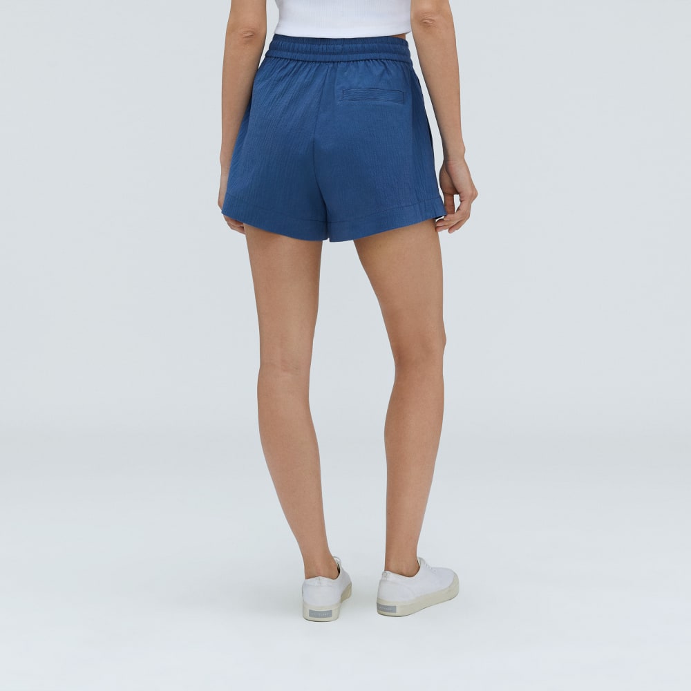 The Seersucker Boxer Short | Deep Blue