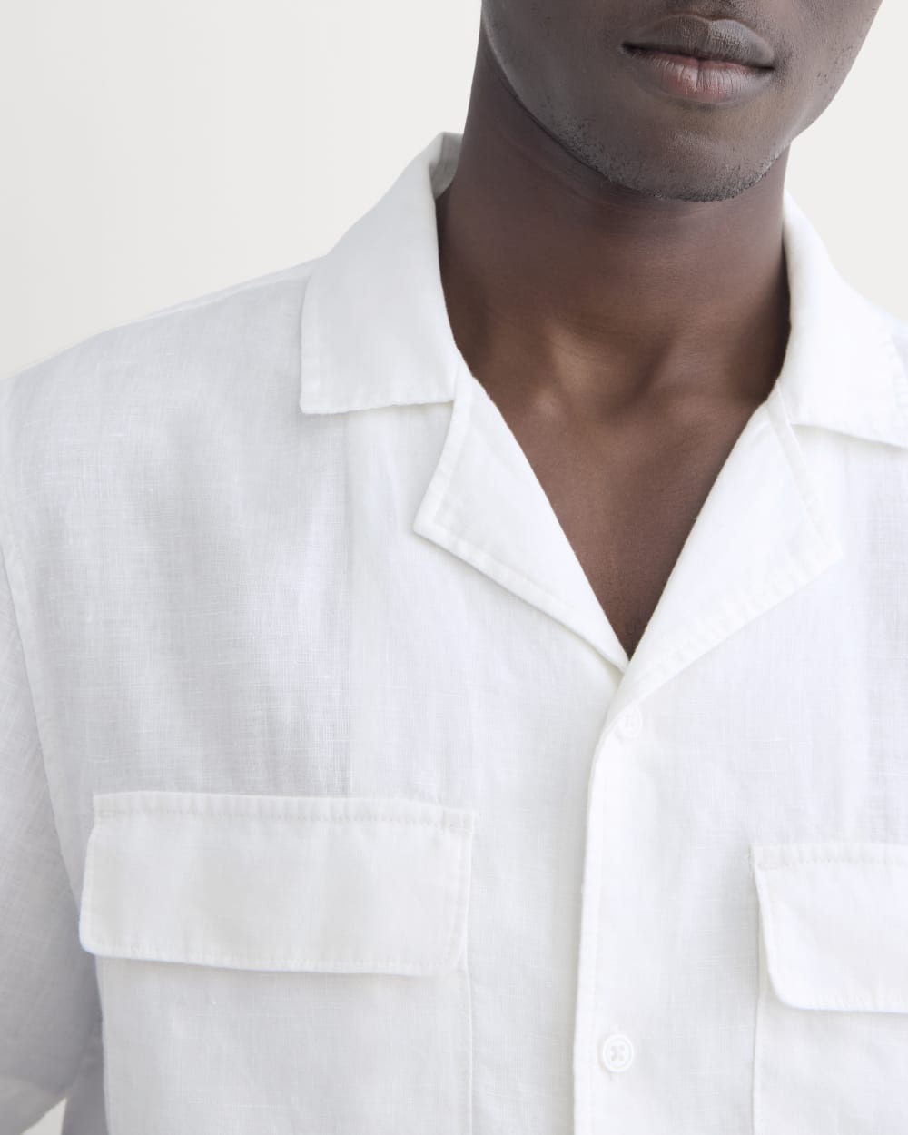 The Resort Shirt in Linen | White