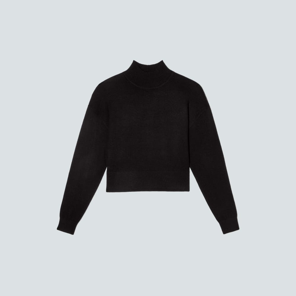 The Luxe Merino Turtleneck | Black